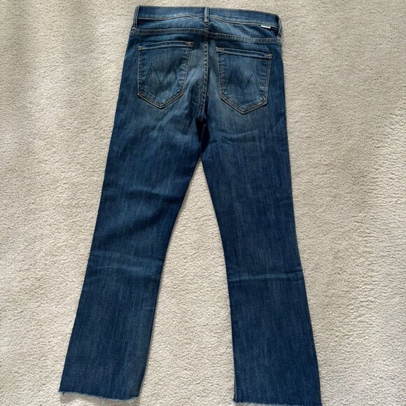 Mother "Inside Crop Step Fray" Jean - Picture 2 of 4